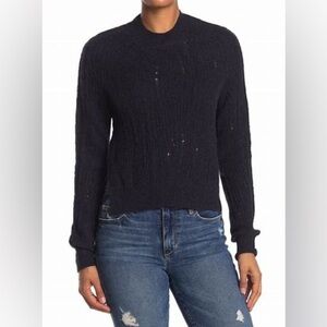 Zadig & Voltaire Lili C
Destroy Sweater 100 % cashmere multi tone luxury sz sm